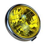 Phare multiréflecteur diamant jaune et chrome pour Dax