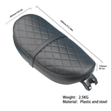 Low seat banana diamond pattern black for Honda, Skyteam, Zhenua,... dax