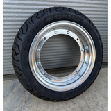 Jante Dax 3.50 x 10 poli brillant 2 pièces
