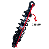 Rear springs / shock absorbers 285mm OKD type set with 6 black coils