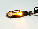LED Universele pinkers scrolleffect pijlvorm met smoked lens (2 stuks)