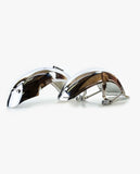Deutsche Schutzbleche im German-Look, Chrom/Silber, Dax und Chaly