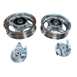 Paar aluminium tubeless velgen met naven voor Honda 6V tandwiel met trommelrem