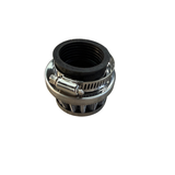 35mm air filter silver - small model. Includes mounting clamp