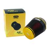 Filtre à air CPO noir et or - raccordement 48 mm - modèle CNC