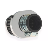 Luchtfilter ovaalvorming chrome met een 38mm aansluiting