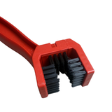 Chain brush for engines, mopeds, and pit bikes – double cleaning brush