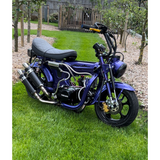 Low seat banana diamond pattern black for Honda, Skyteam, Zhenua,... dax