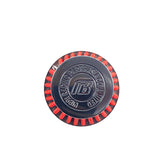 Nibbi High-Flow-K&N-Luftfilter 35 mm rot mit schwarz