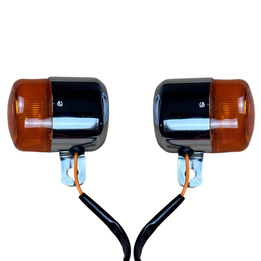 Pinkers / Knipperlichten Dax oranje lens 12V lamp (2 stuks)