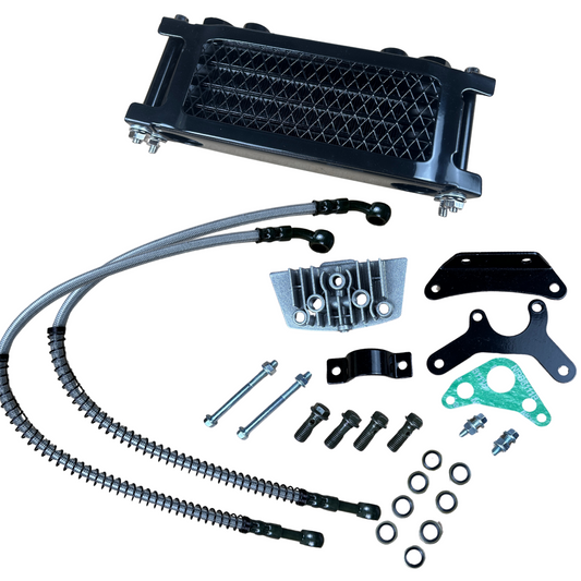 Ensemble complet de radiateur d'huile 4 couches noir pour Dax, Monkey, PBR