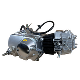 110-ccm-Komplettmotor silber/grau – Manuell – 4 Gänge, Kickstarter. Dax,.. (108 ccm)