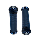 Black grips for 22.2mm handlebars Dax, Monkey, PBR, Pitbike..