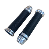 Handles silver for 22.2mm handlebars Dax, Monkey, PBR, Pitbike..