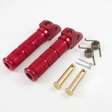 Repose-pieds CNC - 21 mm rouge pour modèles Dax et Monkey