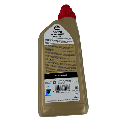 Castrol Power RS 4-takt 10W40 olie 1 liter bus