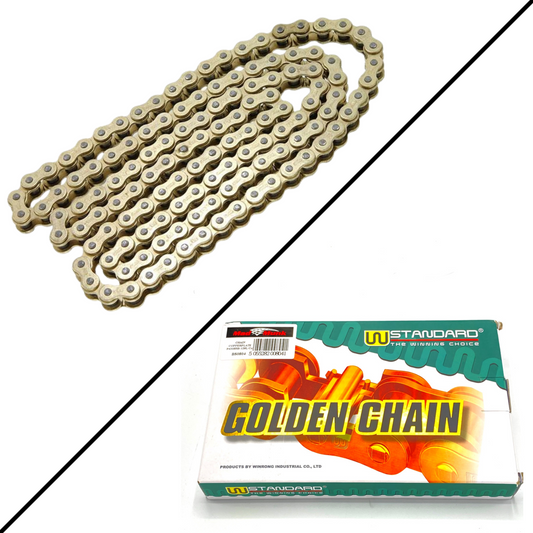 Ketting goudkleurig verstevigd 420 128L van W-Standard