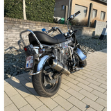 Deutsche Schutzbleche im German-Look, Chrom/Silber, Dax und Chaly