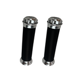 Handvaten zilver voor 22,2mm sturen Dax, Monkey, PBR, Pitbike..