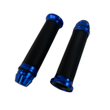 Handles blue for 22.2mm handlebars Dax, Monkey, PBR, Pitbike..