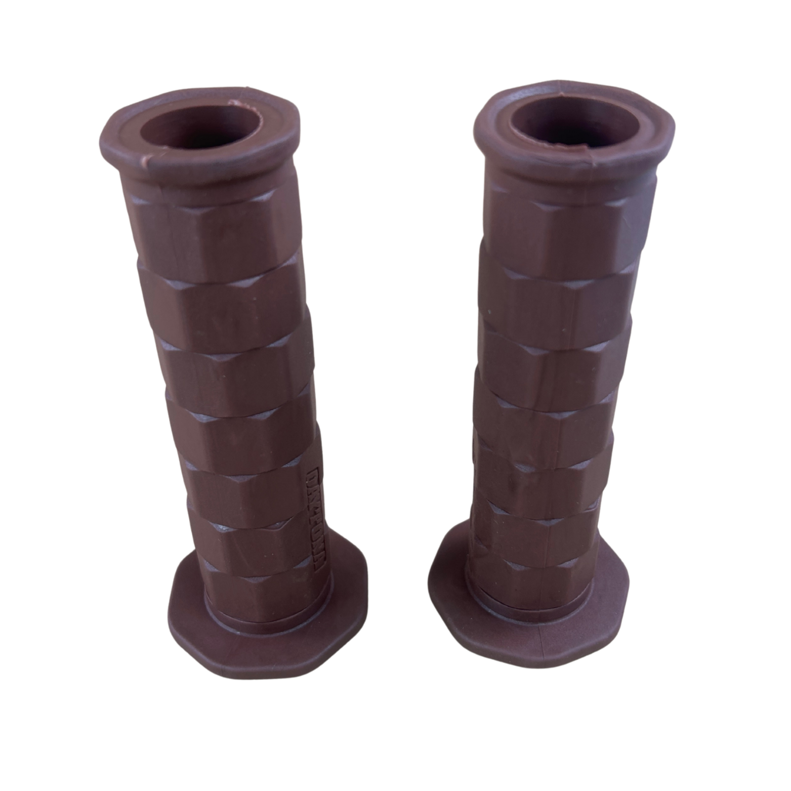 Rubber Griffe, dunkelbraun, für Lenker mit 22 mm Durchmesser – links u – Motordash