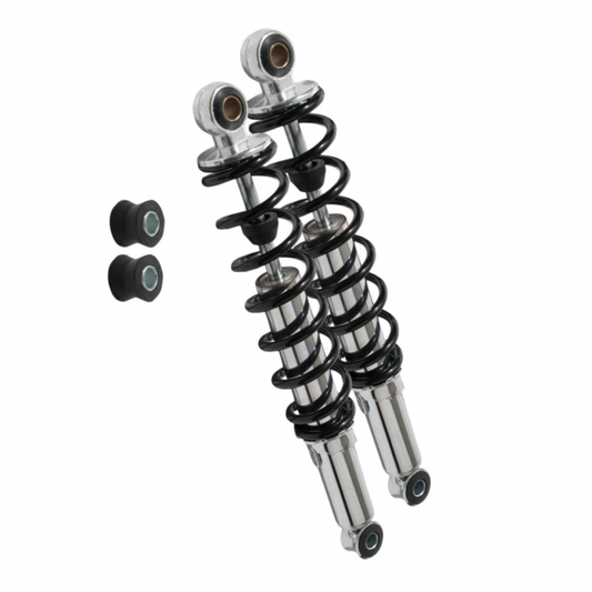 Amortisseurs arrière chrome/noir 330mm réglables pour Dax