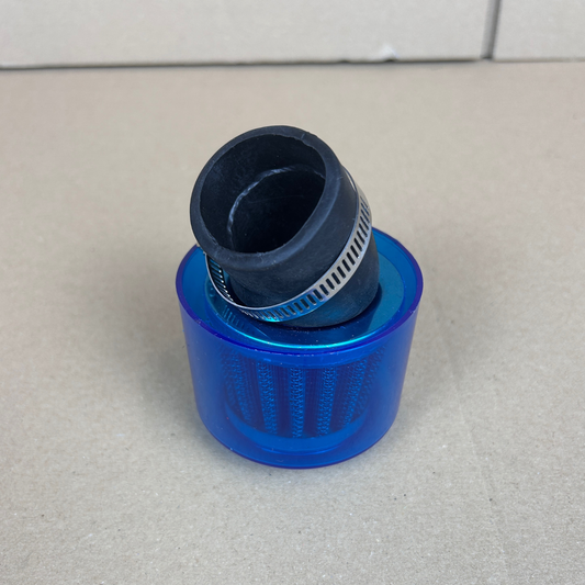 Luchtfilter 35mm semi gesloten - blauw. Zonder verpakking