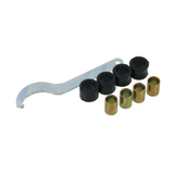Achterveren / schokdempers 285mm set - wit en zilverkleurig