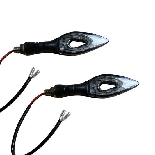 LED pinkers puntvorm met running lights effect - 12 volt