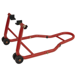Béquille universelle rouge - adaptée à tous les types de cyclomoteurs et motos