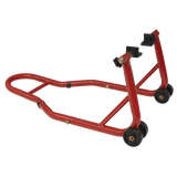 Béquille universelle rouge - adaptée à tous les types de cyclomoteurs et motos