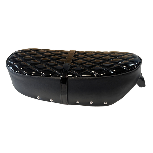 Dax zadel diamant patroon zwart voor Honda,Skyteam,Zhenua,..