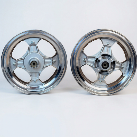 Dax tubeless velgen wide set met naaf 12 Inch type 3.50 x 4.00