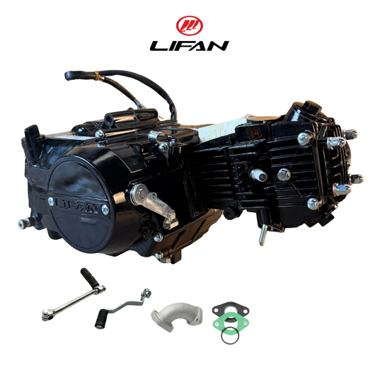 Lifan 70cc Motorblok zwart - Manueel - 4 Versnellingen kick start. Dax,. (72cc)
