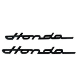 Autocollants emblème Honda S800 Noir (repro) Ensemble de 2 pièces