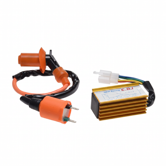 Race CDI 5 pins + Bobine - geschikt voor Dax, Pitbike, Monkey...
