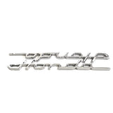 Autocollants logo emblème Honda S800 Chrome (repro) ensemble de 2 pièces