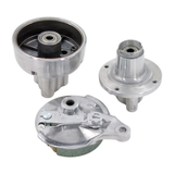 Monkey hub set silver with Dax brake drum 12mm axle