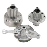 Monkey hub set silver with Dax brake drum 12mm axle