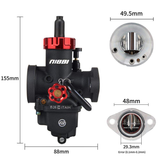 Nibbi PE26FL Racing carburetor for 4 stroke engines Dax - Monkey - Pitbike