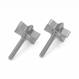 Send Dax and Monkey star-shaped CNC silver knobs