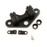 CNC gefreesde stuurklem zwart voor 12V Dax met Dax 6 Volt Look
