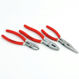 3-piece pliers set 200 mm – combination, needle-nose pliers and side cutters