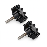 Send black control knobs for standard Dax replica handlebar