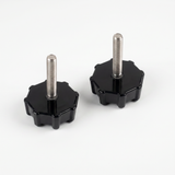 Send black control knobs for standard Dax replica handlebar