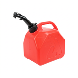 Jerrycan capacity of 5 liters with pouring spout - red / 30.4 x 13.1 x 39.6 cm