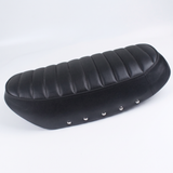 Dax saddle CT-70 style with 6 volt saddle plate - black