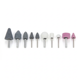10-piece dremel set – aluminum oxide (1/8" & 1/4" shank)
