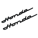 Autocollants emblème Honda S800 Noir (repro) Ensemble de 2 pièces