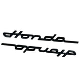 Autocollants emblème Honda S800 Noir (repro) Ensemble de 2 pièces